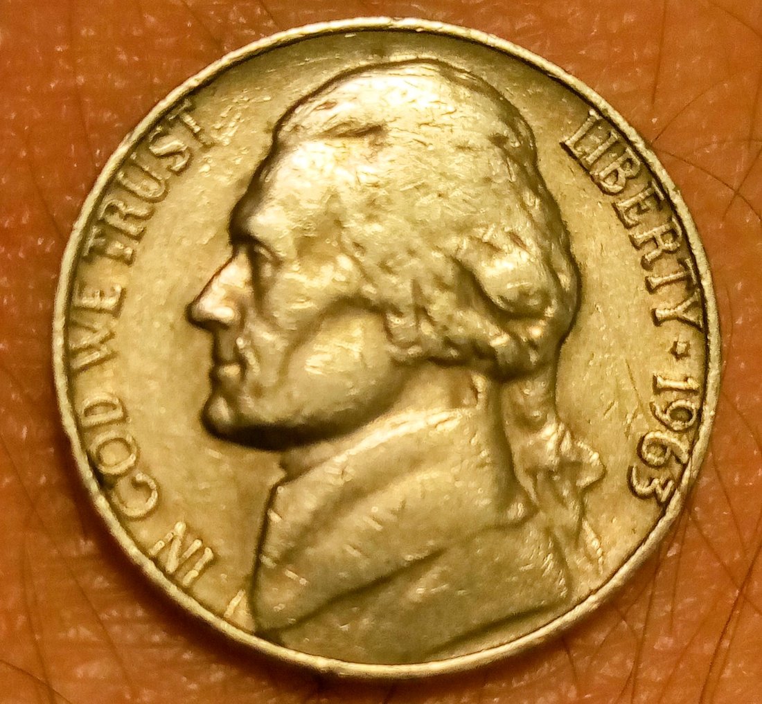 1963-D-Jefferson-Nickel-DDO/Ddr-Lettering-,-D-Mint-Mark,-Chin,-Building