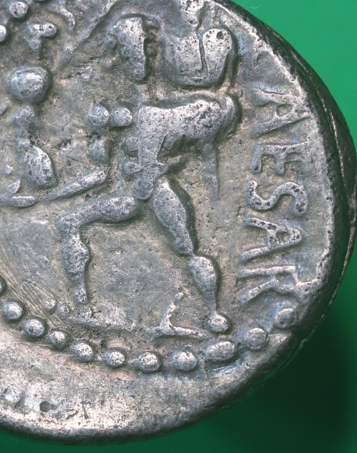Julius-Caesar-Denarius.-47-46-Bc,-Mint-In-Africa.