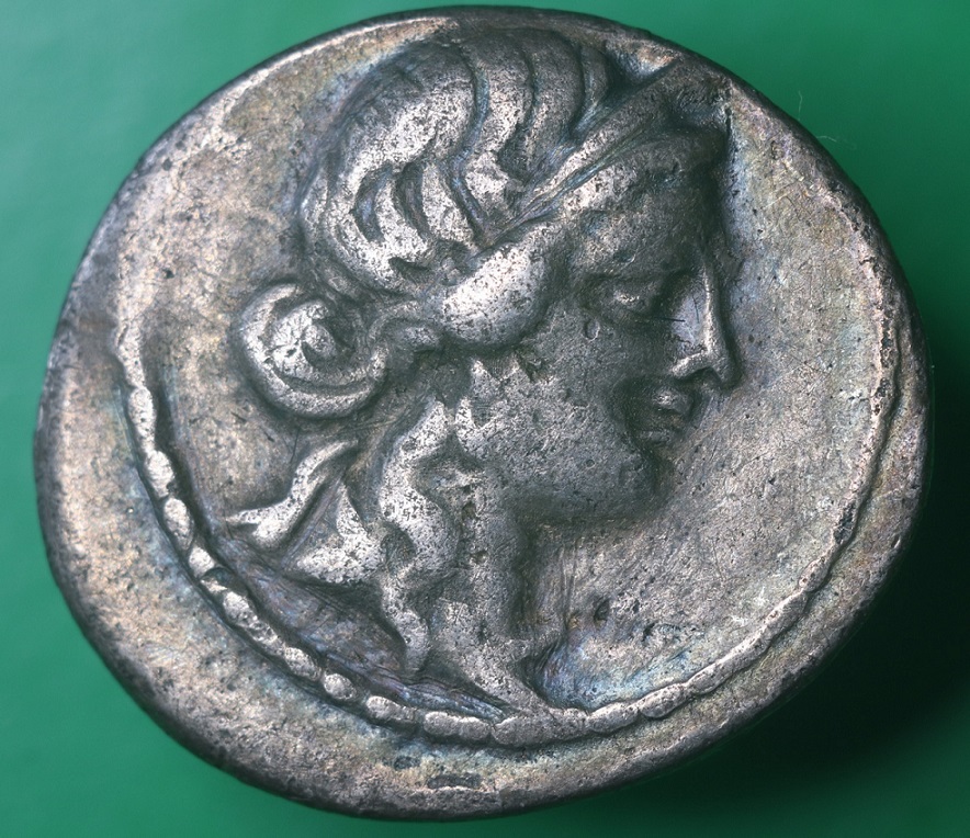 Julius-Caesar-Denarius.-47-46-Bc,-Mint-In-Africa.