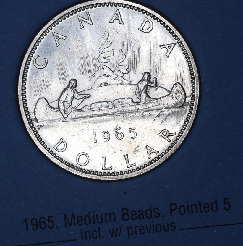 Canada-Dollars:-Water-Lines,-Beads,-Blunt-And-Pointed-5.