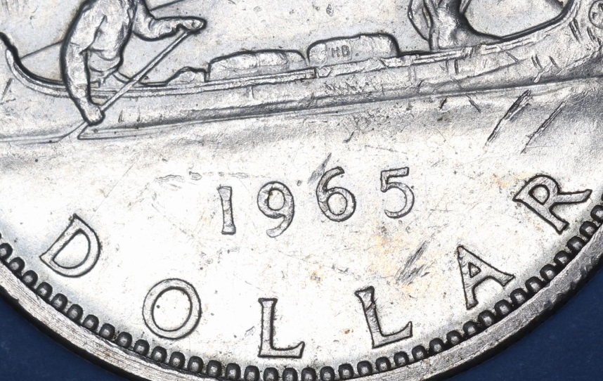 Canada-Dollars:-Water-Lines,-Beads,-Blunt-And-Pointed-5.