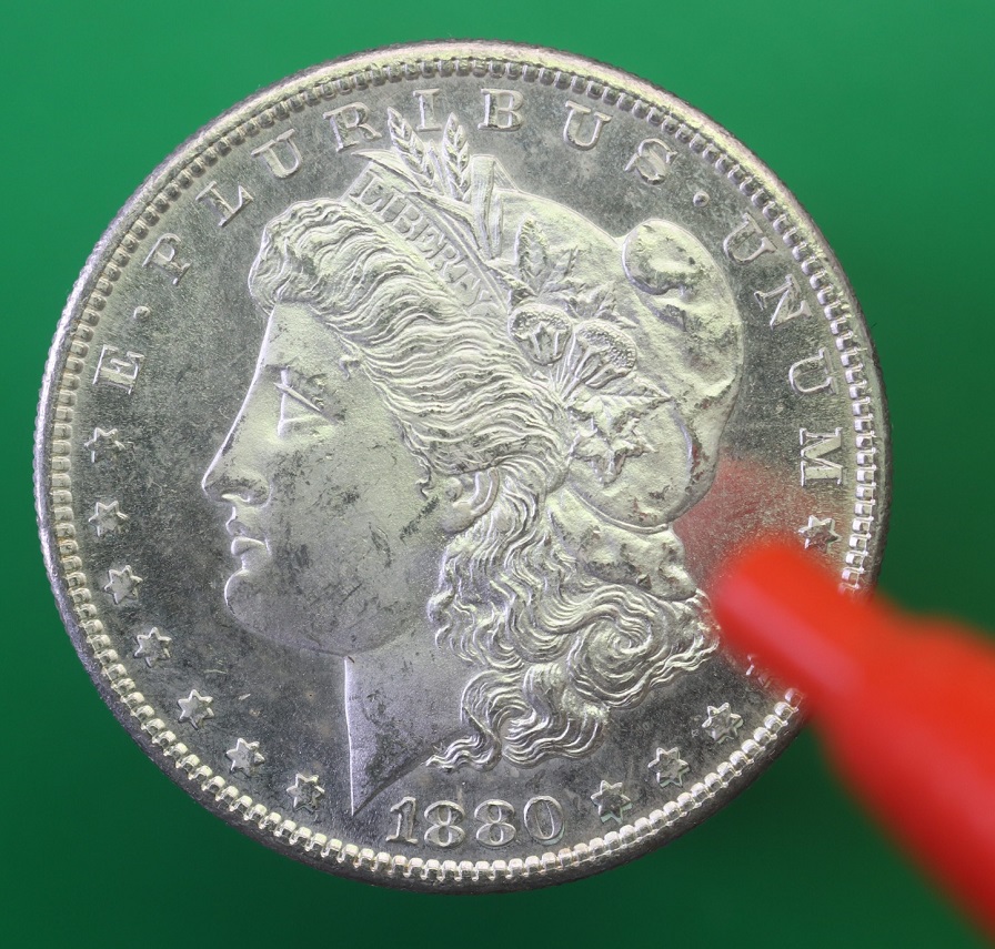 1880---S-Morgan-Dollar---Reflective-Surfaces