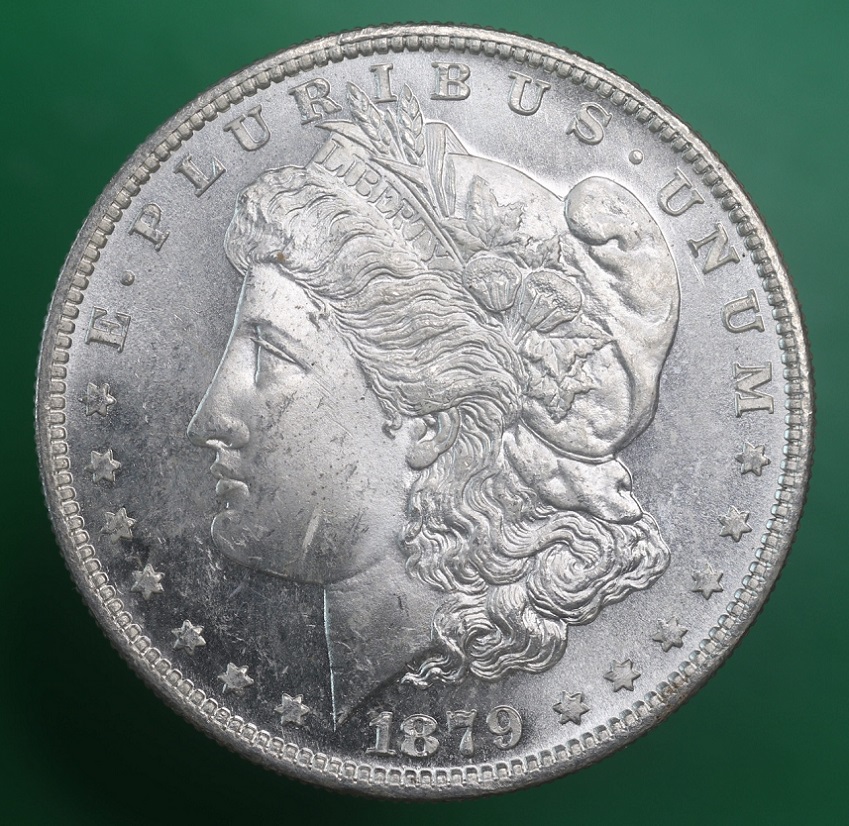 1879---S-Morgan-Dollar,-Good-Lustre