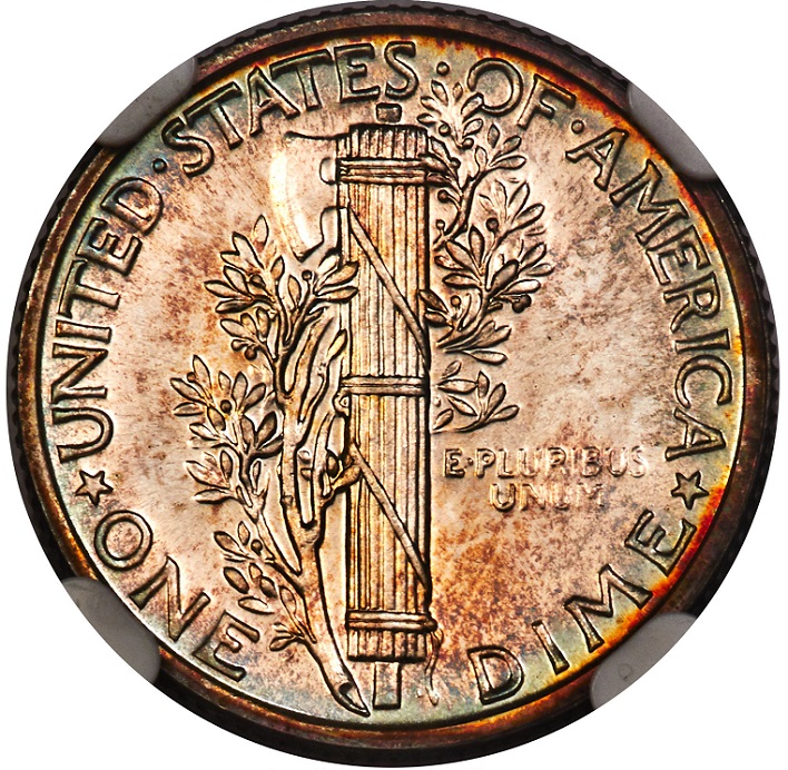 1941-Mercury-Dime-Nicely-Toned,-You-Vs-NGC