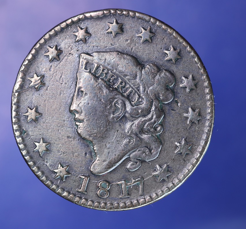 1817-One-Cent-For-Grading-,-13-Stars