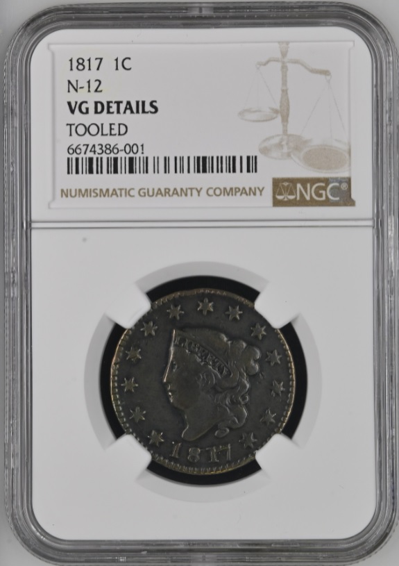 1817-One-Cent-For-Grading-,-13-Stars