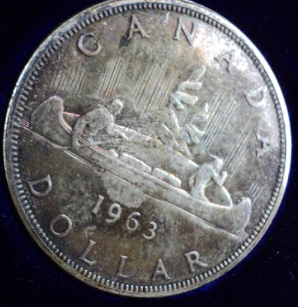 1963-CDN-Ag-$1,00-Mintage-?