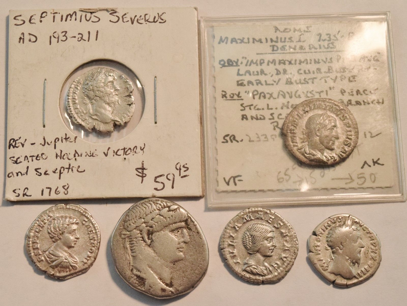 Lot-Of-6-Roman-Coins---Nero-Tetradrachm-Doubts