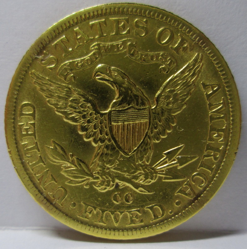1891-CC-$5-Gold-Half-Eagle