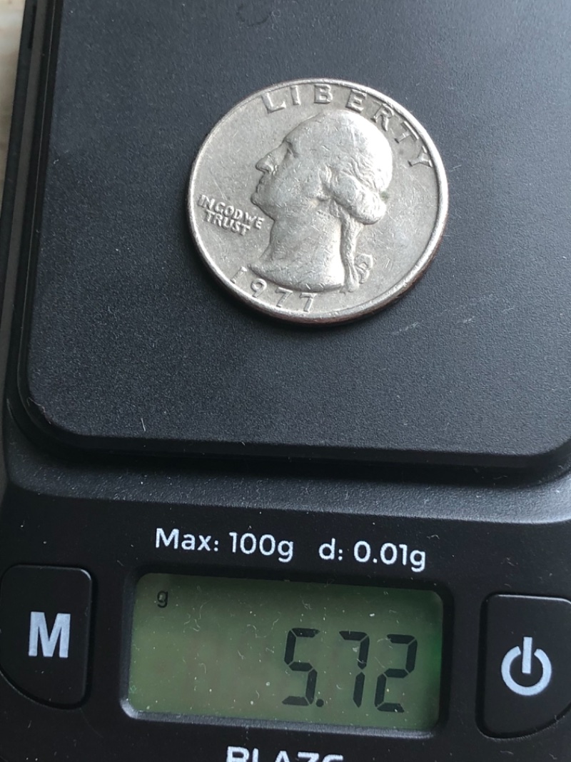 1977-Quarter-No-Mint-Mark-5.72-Grams-Is-This-Normal.
