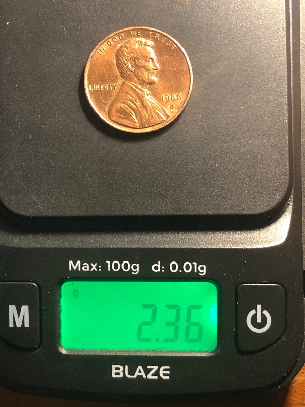 1986-D-Penny-Weigh-2.36g-Is-This-An-Error?