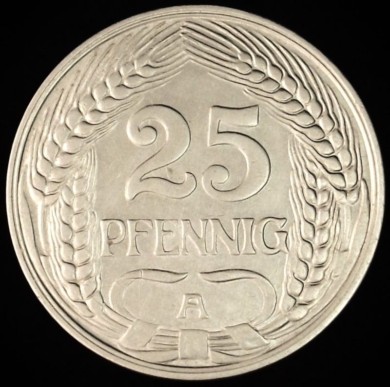 1910-A-Germany-25-Pfennig