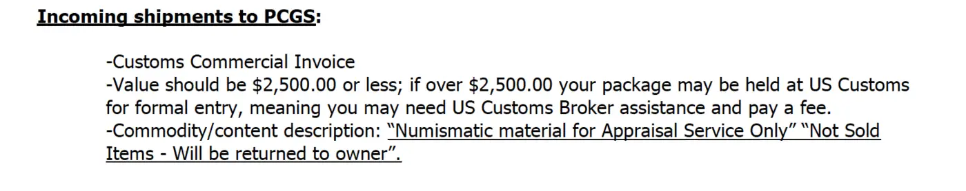 Tariff-Issues-On-PCGS-Submissions?