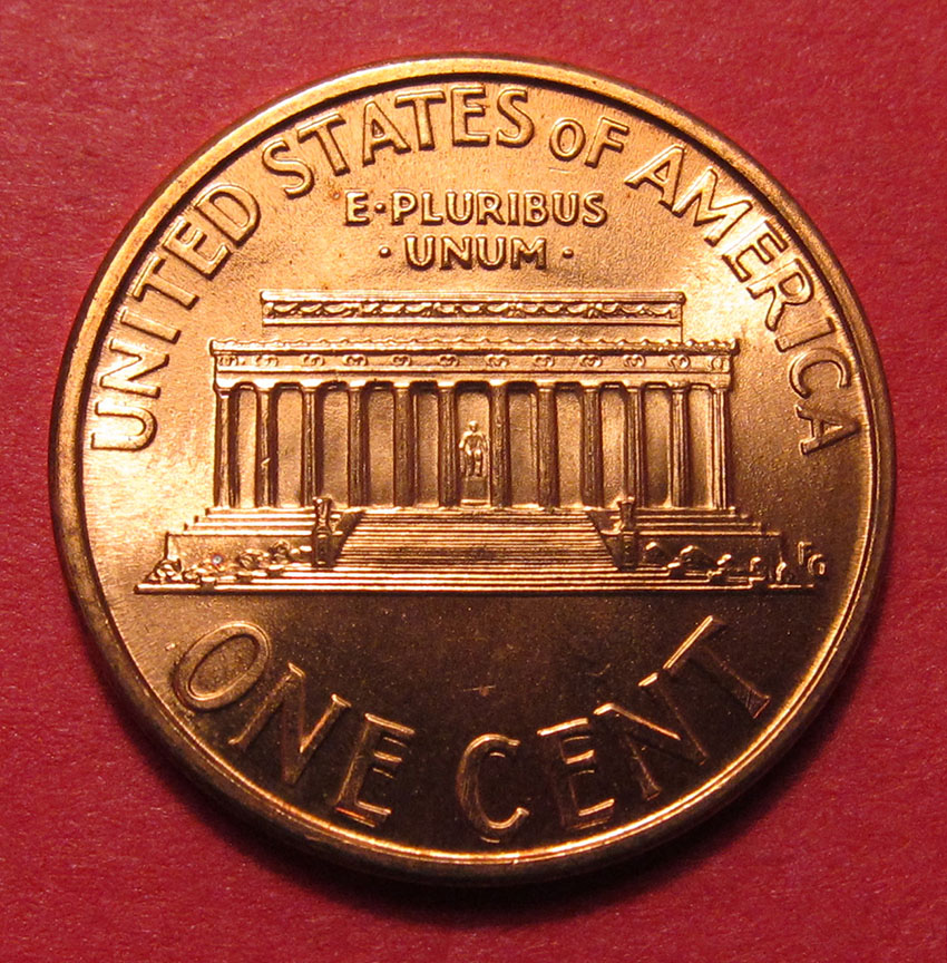 1996-Lincoln-Memorial-Cent-Struck-Through-
