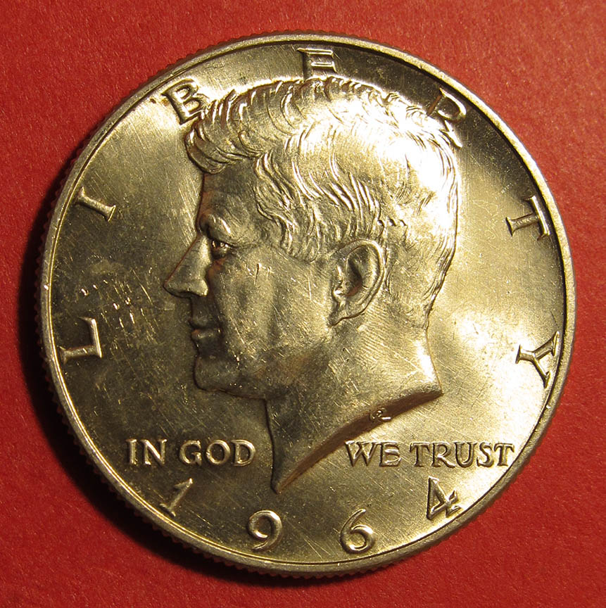 1964-D-Kennedy-Half-Dollar-RPM-002,-FS-502---Fighting-With-Lighting