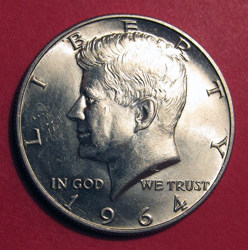 1964-D-Kennedy-Half-Dollar-RPM-002,-FS-502---Fighting-With-Lighting
