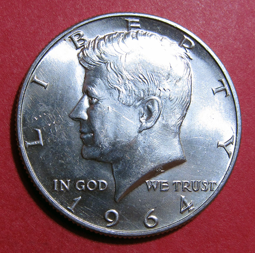 1964-D-Kennedy-Half-Dollar-RPM-002,-FS-502---Fighting-With-Lighting