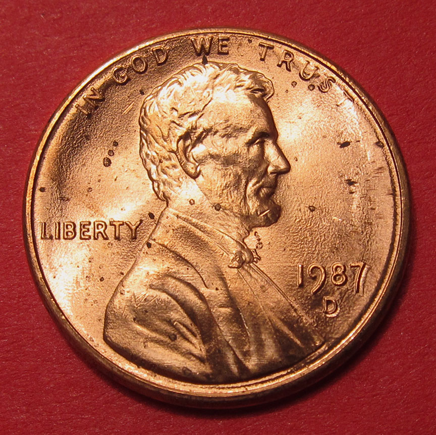 1987-D-Lincoln-Memorial-Cent-RPM-003,-FS-501-B/U