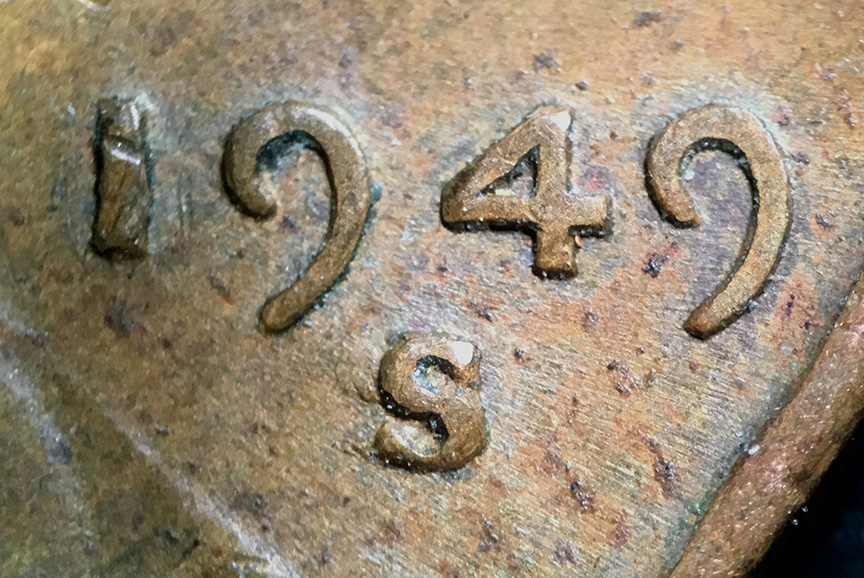 1949-S/S/S-Lincoln-Wheat-Cent---RPM-001-West,-West