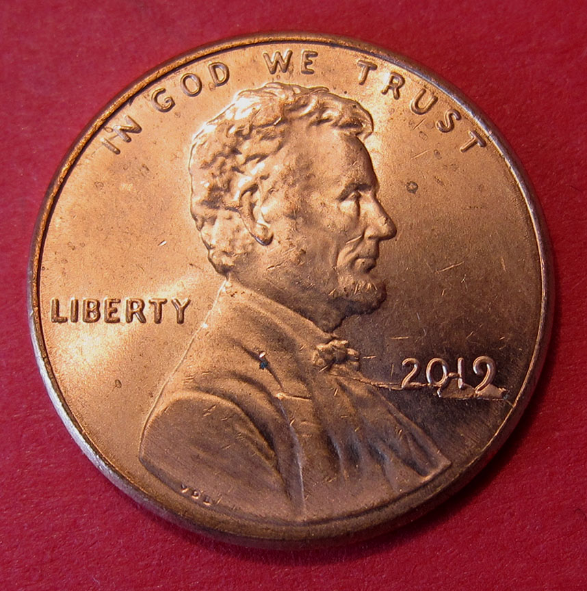 2019-Lincoln-Shield-Cent-Die-Break/Crack-Through-Date
