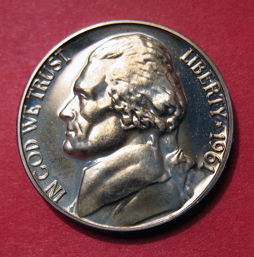 1961-Jefferson-Nickel-Proof-Tripled-Die---DDR-013,-FS-801