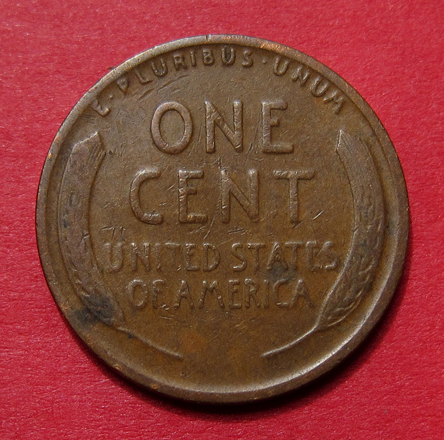 1924-Lincoln-Wheat-Cent---Nice-Lamination-Error