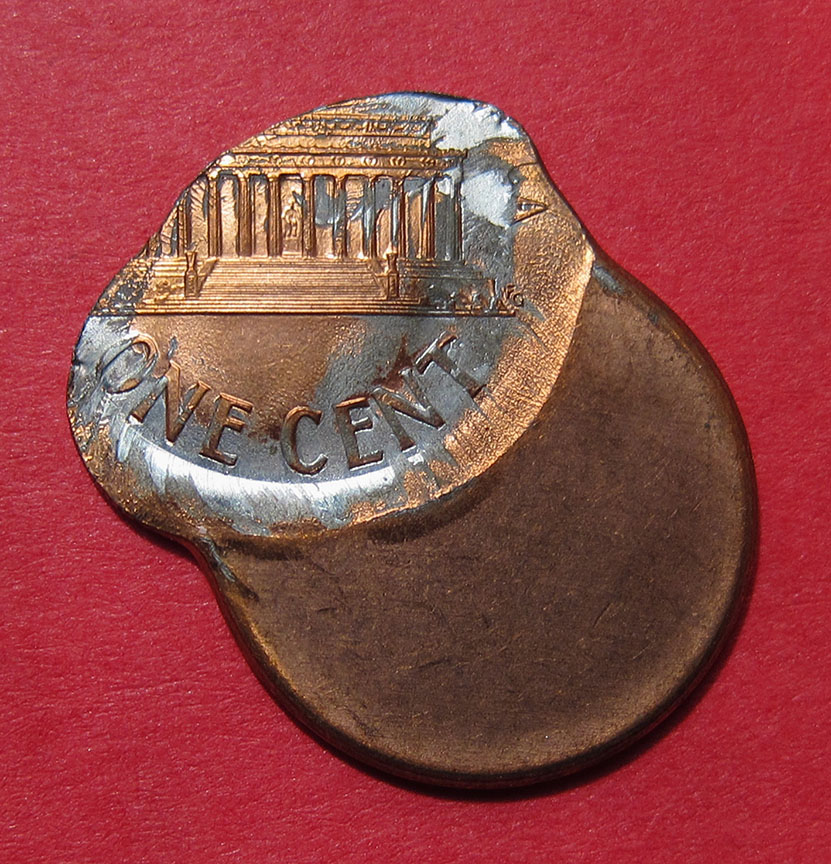 No-Date-Lincoln-Memorial-Cent-Zinc-Mint-Error---O/C-Plus-Large-Indent?