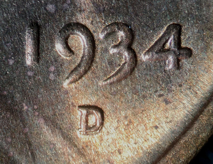 1934-D/D/D/D-Lincoln-Wheat-Cent-RPM-003,-FS-503---MS-Stage-B