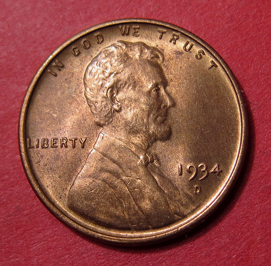 1934-D/D/D/D-Lincoln-Wheat-Cent-RPM-003,-FS-503---MS-Stage-B