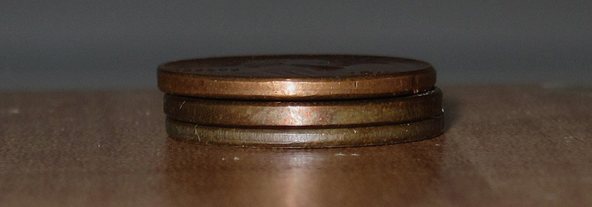 1940-Lincoln-Wheat-Cent---Oddity:--Pattern-On-Rim