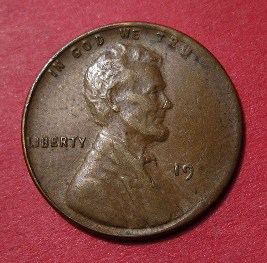 195x-Lincoln-Wheat-Cent-Mint-Error---Tapered-Planchet-2.74g