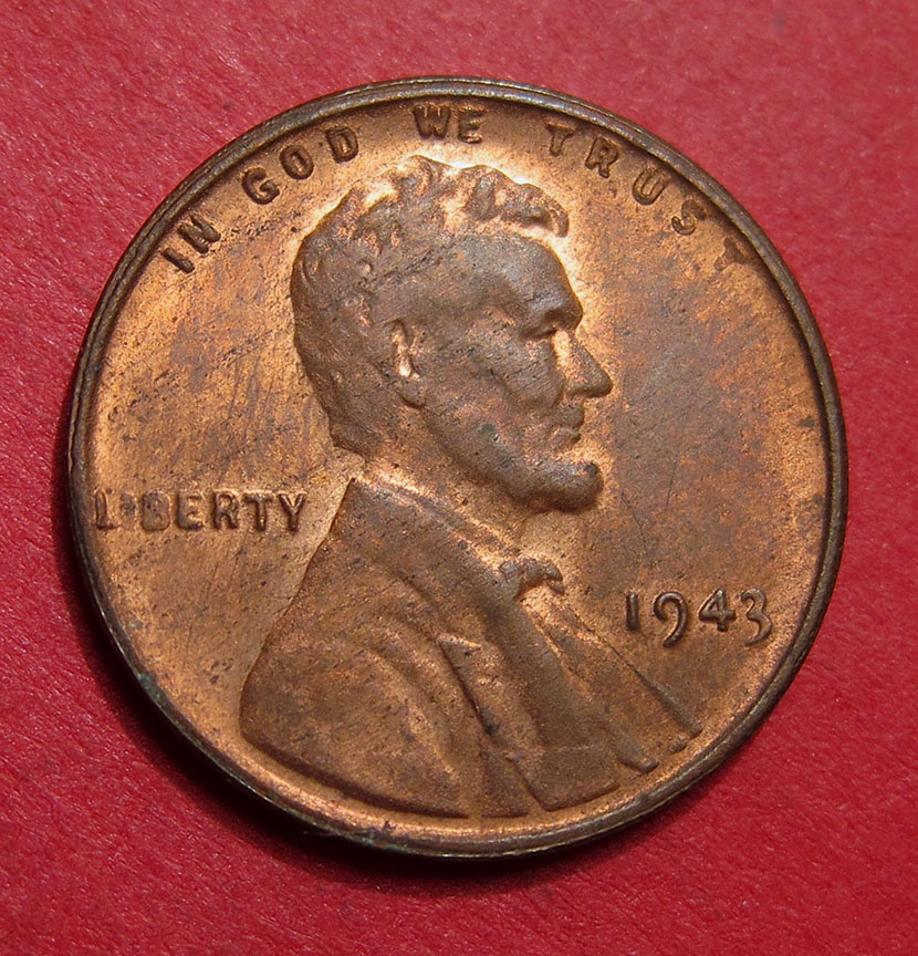 1943-Lincoln-Wheat-Cent---Counterfeit-Non-Magnetic-Copper-Color