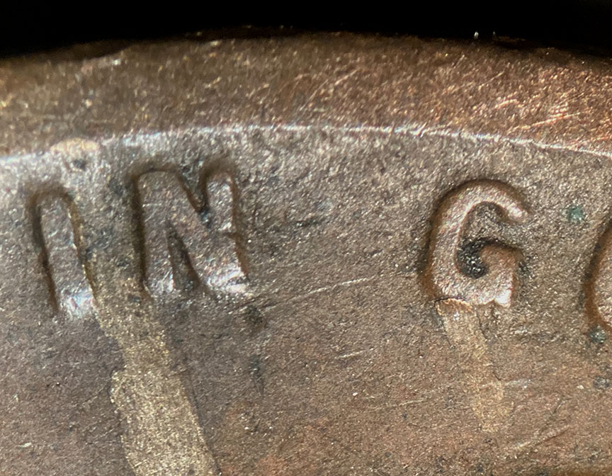 1913-S-Lincoln-Wheat-Cent---Struck-Through-Brass-Or-Odd-Woody?