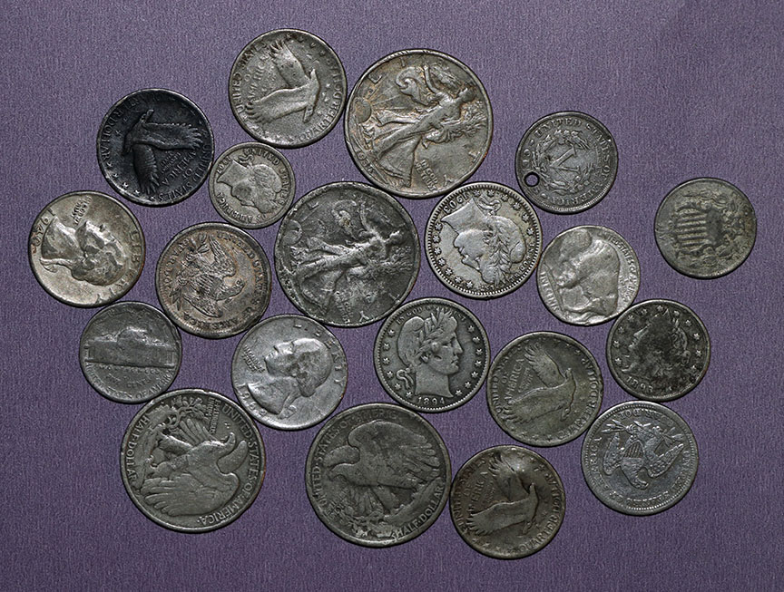 1914-Barber-Half-Dollar---Counterfeit-With-Doubled-Die