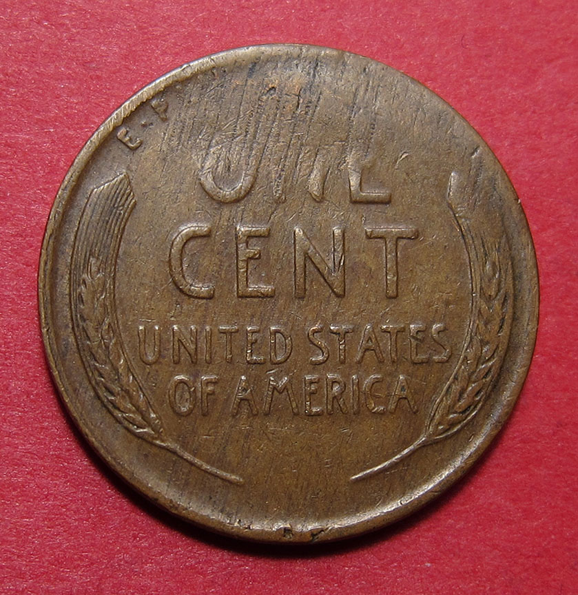 195x-Lincoln-Wheat-Cent-Mint-Error---Tapered-Planchet-2.65g