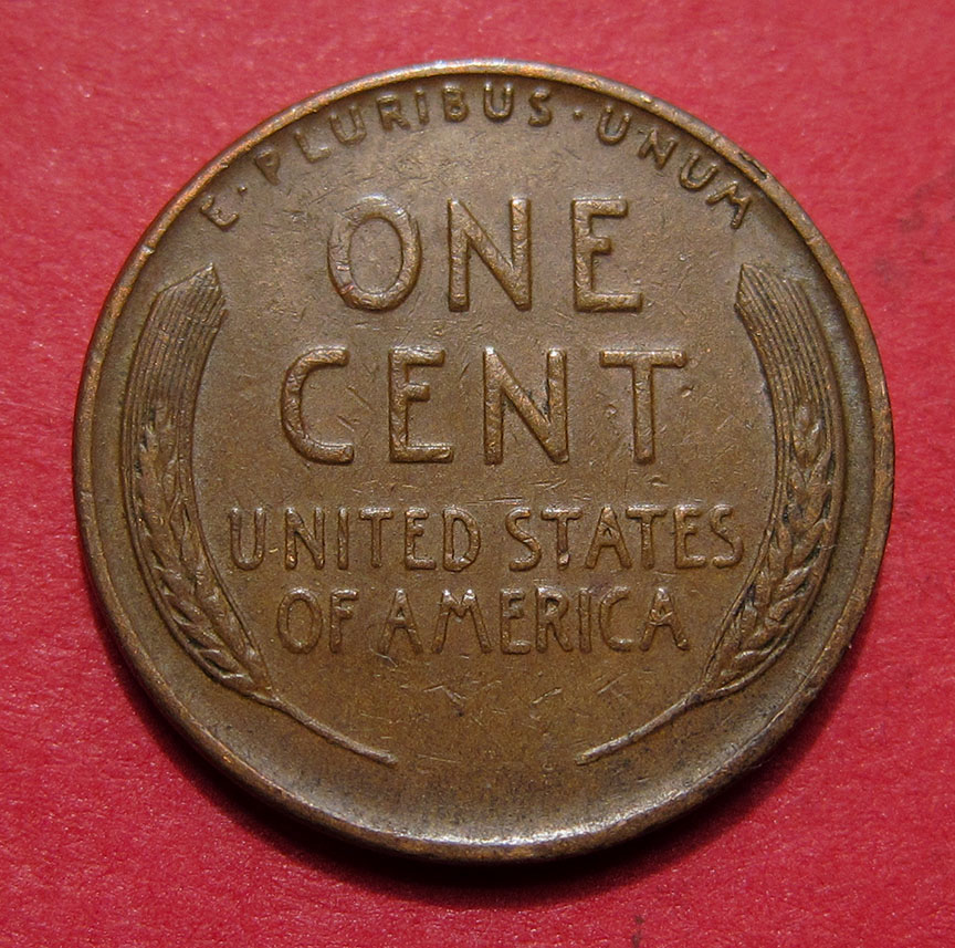 1944-Lincoln-Wheat-Cent-Mint-Error---Lamination-Loss