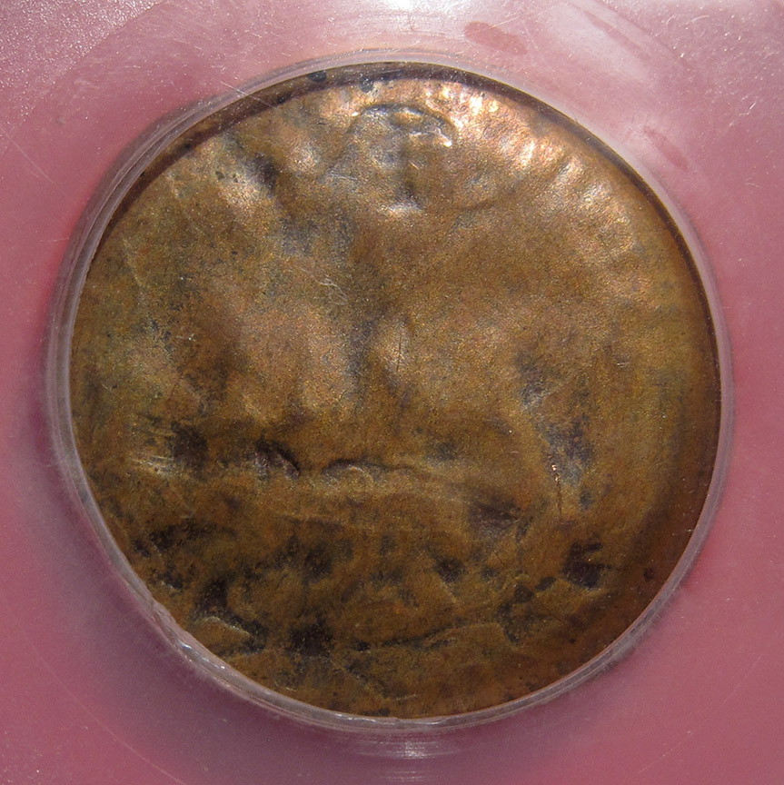 No-Date-Denver-Washington-Quarter-Mint-Error---Capped-Die-Struck-On-Cent-Planchet---Help!