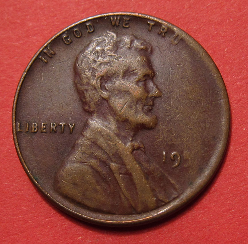 195x-Lincoln-Wheat-Cent-Mint-Error---Tapered-Planchet-2.74g