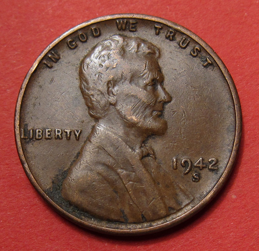 1942-S-Lincoln-Wheat-Cent---Reverse-Struck-Through?