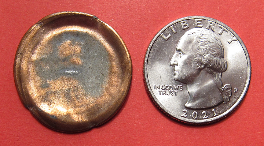 No-Date-Lincoln-Memorial-Cent-Mint-Error---REV-Die-Cap-Struck-Through-OBV-Die-Cap?