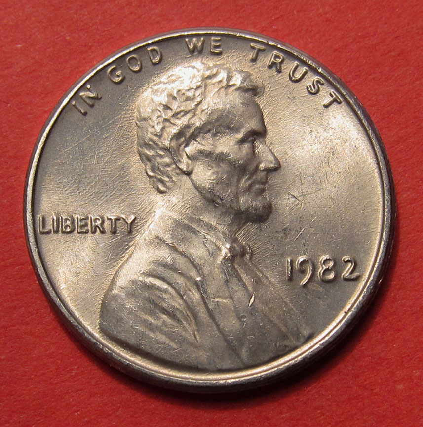 1982-Lincoln-Memorial-Cent---Fake-Off-Metal