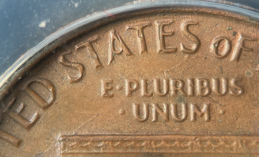 No-Date-Lincoln-Memorial-Cent-Mint-Error---Split-Planchet-1.52g
