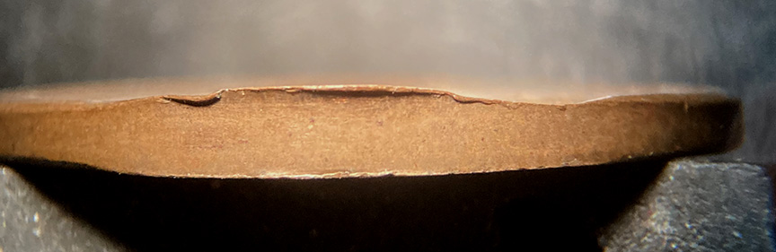 No-Date-Lincoln-Wheat-Cent-Mint-Error---Partial-Brockage