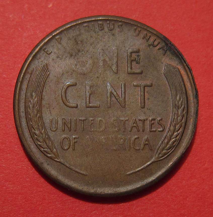 No-Date-Lincoln-Wheat-Cent-Mint-Error---Partial-Brockage