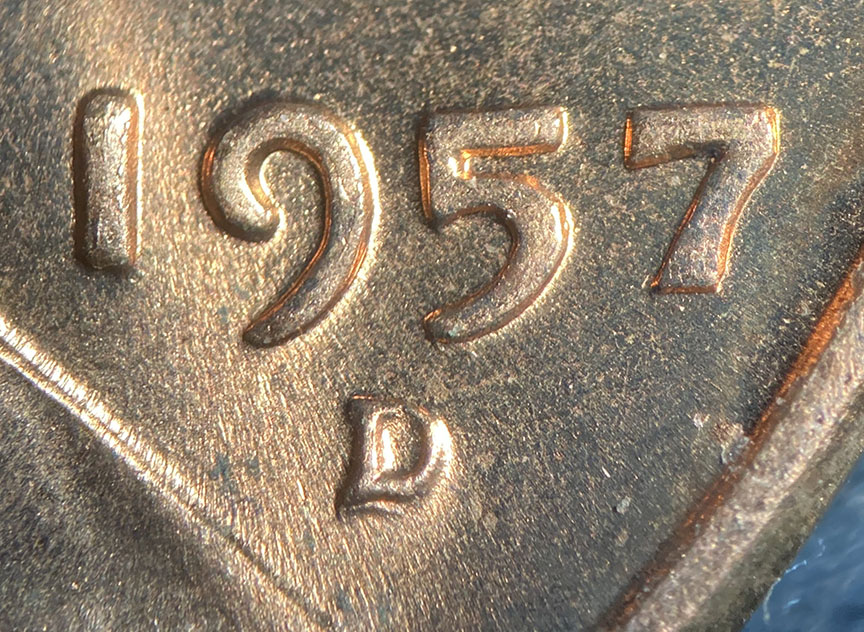 1957-D/D-Lincoln-Wheat-Cent-Doubled-Die---DDO-002,-RPM-005