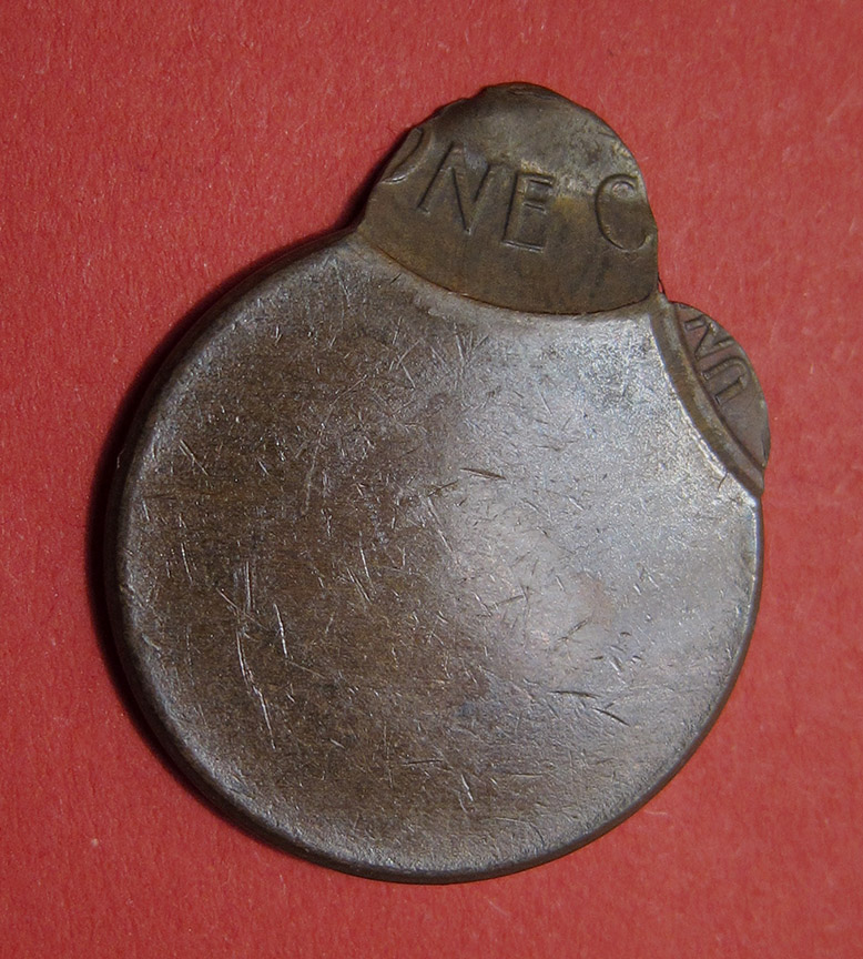 No-Date-Lincoln-Memorial-Cent-Mint-Error---Double-Struck-Both-Strikes-Off-Center