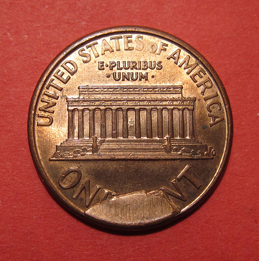 1990-Lincoln-Memorial-Cent-Mint-Error---Reverse-Cud