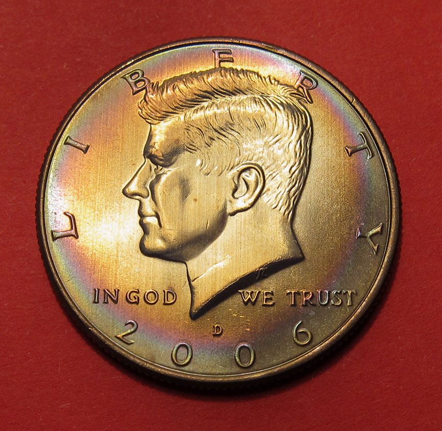 2006-D-Kennedy-Half-Dollar---Toned-Looking-For-Help