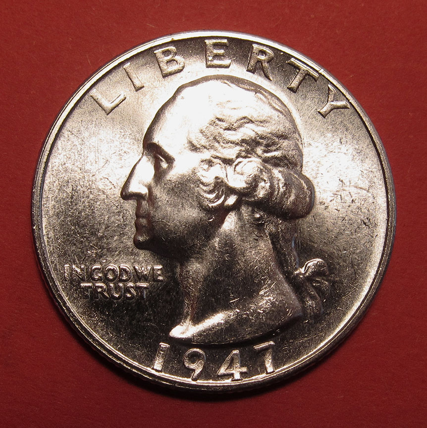 1947-S/S-Washington-Quarter---RPM-001,-DDO-001---FS-501