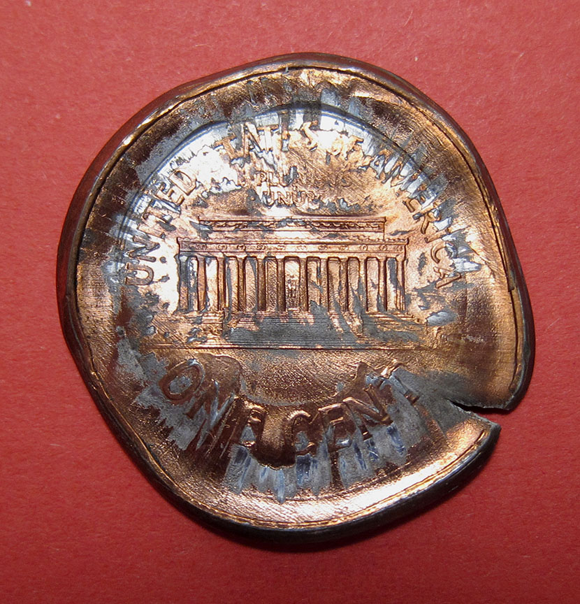 No-Date-Lincoln-Memorial-Cent-Zinc-Mint-Error---Good-Luck
